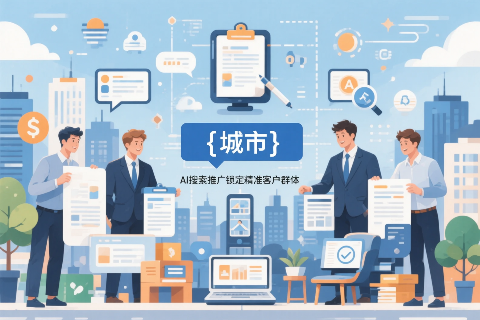 阿拉善公司如何用AI搜索推广锁定精准客户群体