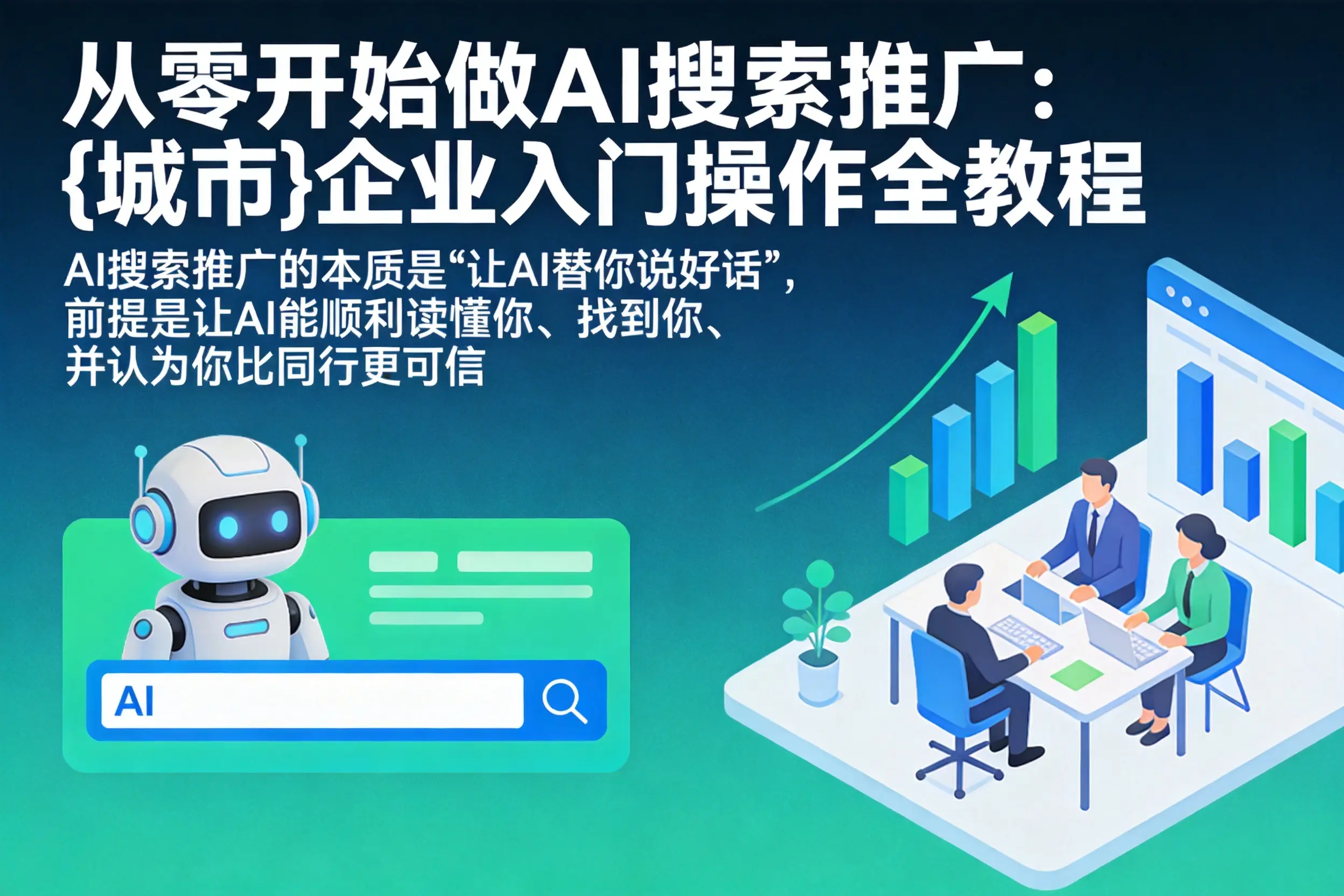 从零开始做AI搜索推广：阿拉善企业入门操作全教程