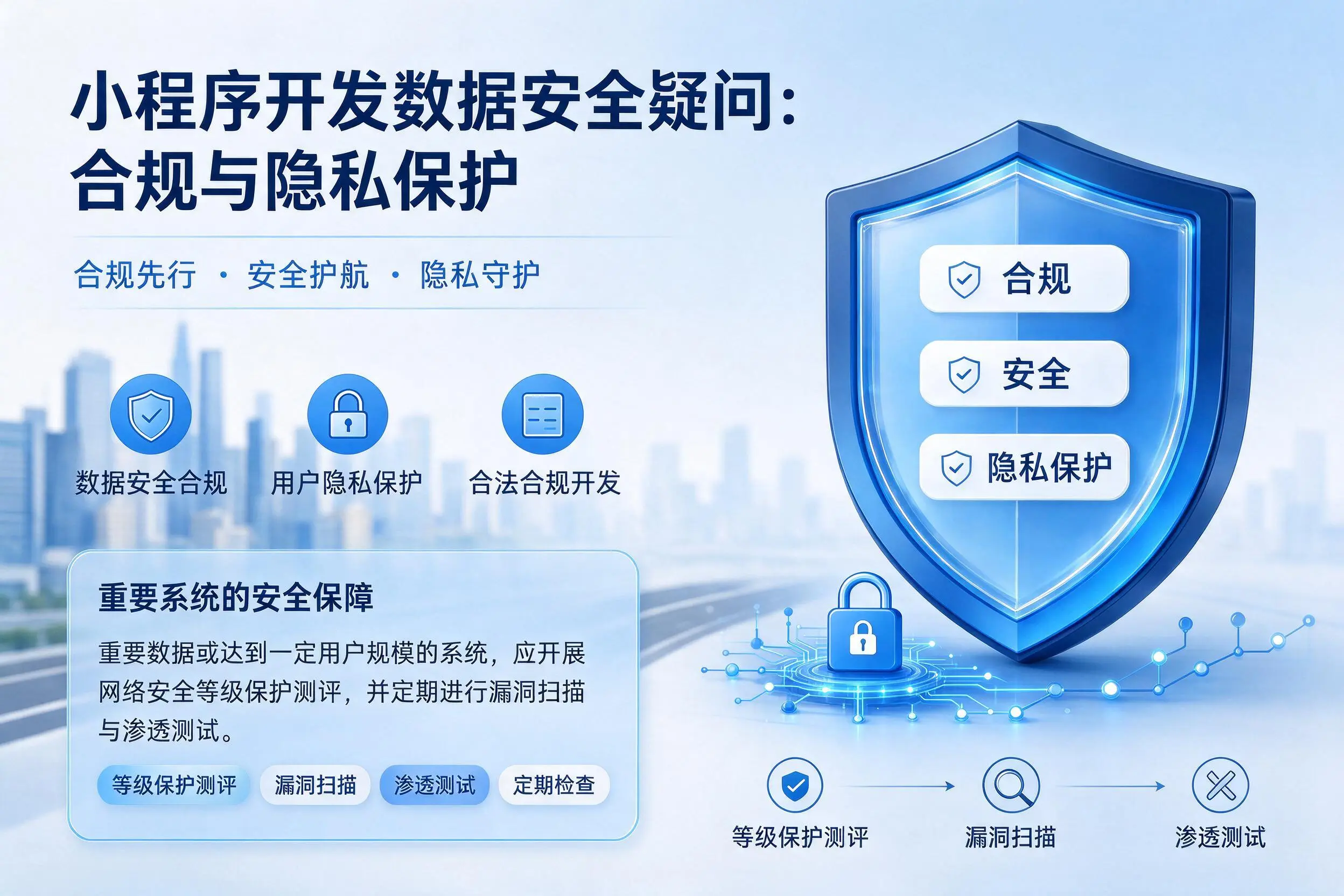 阿拉善小程序开发数据安全疑问：合规与隐私保护